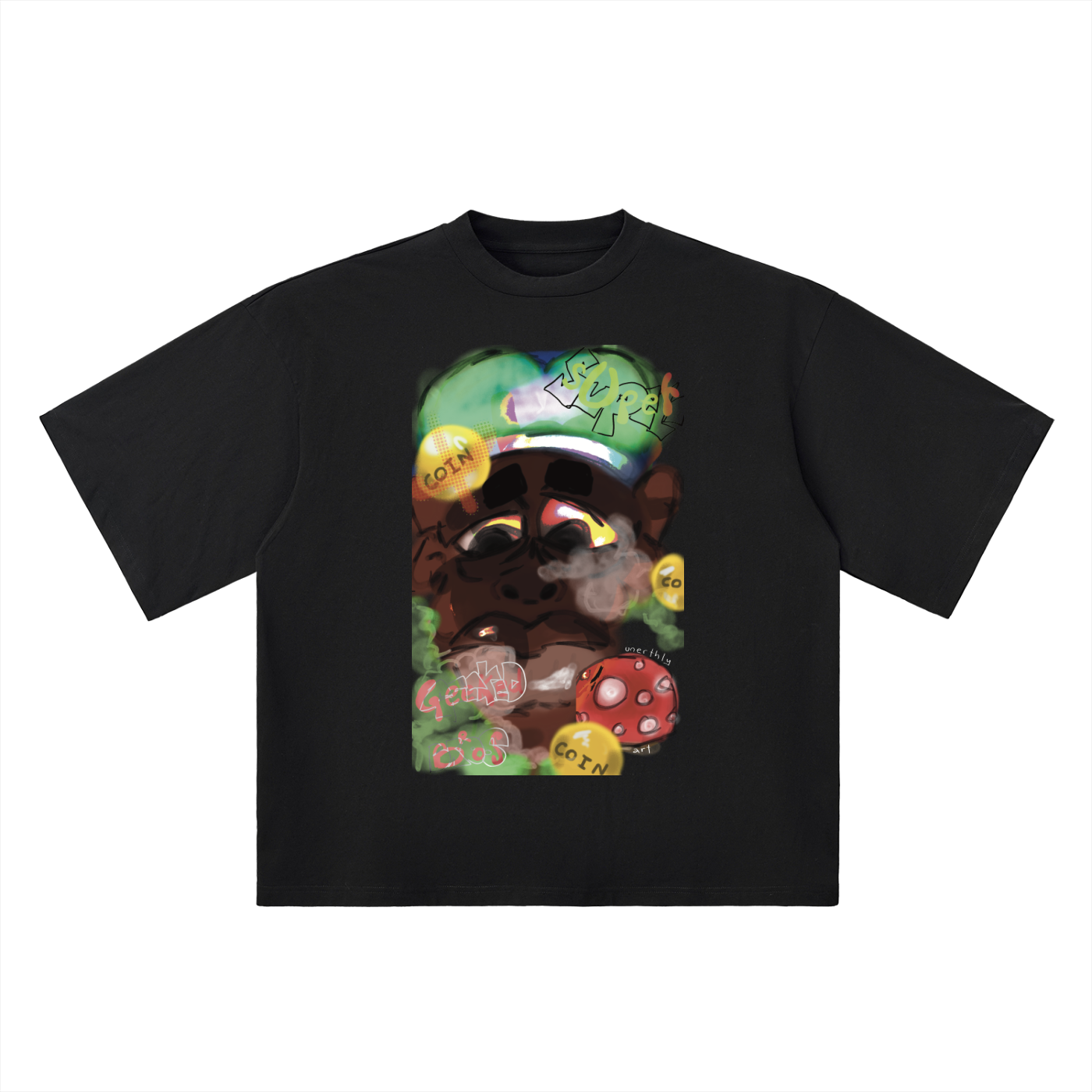 Super Geeked Bros Drop Shoulder T-Shirt